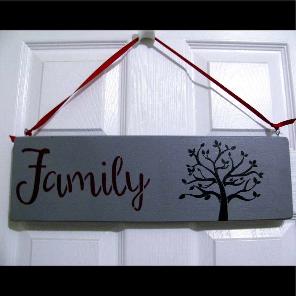 Handmade Family Sign